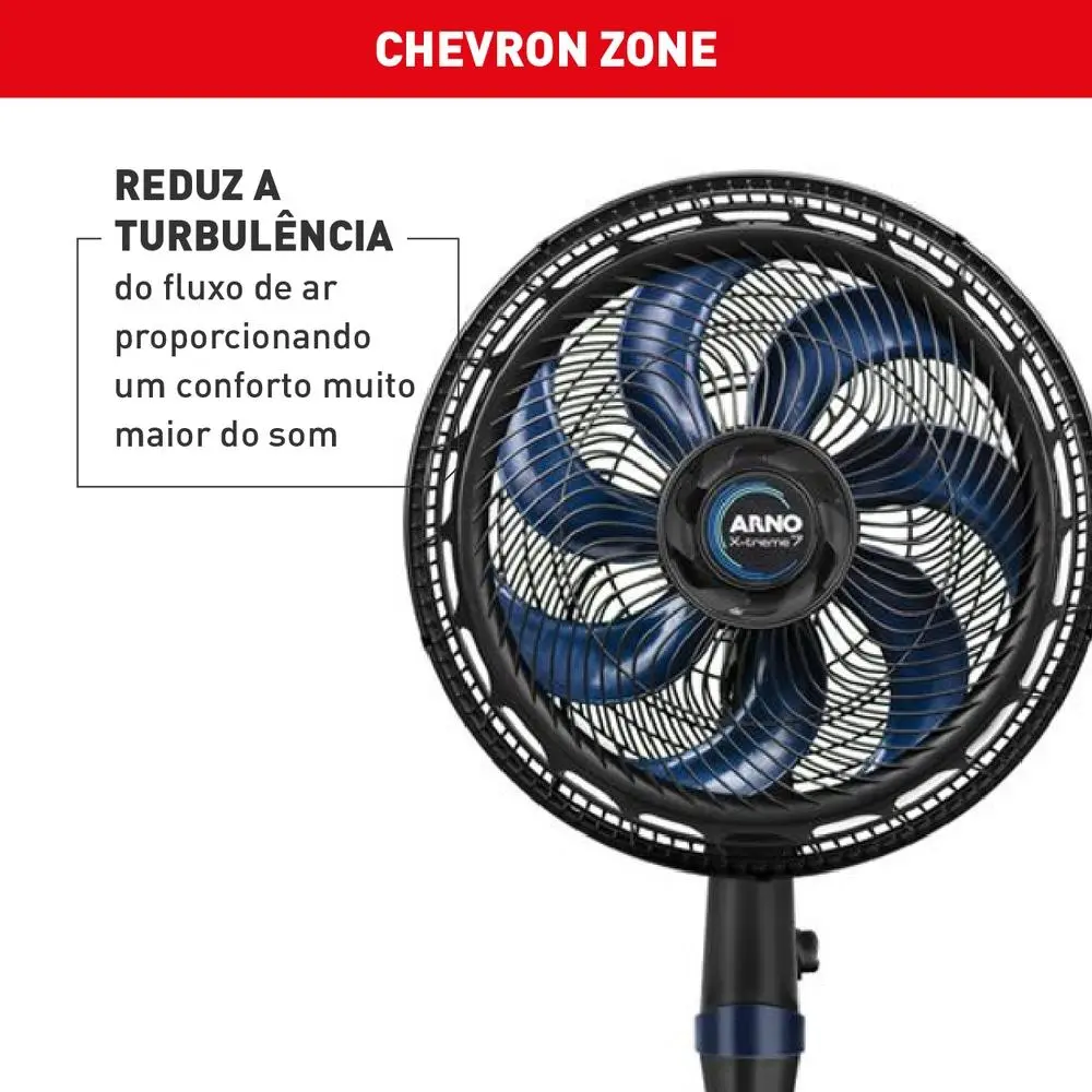 Ventilador De Coluna 40cm Arno X-treme 7, 7 Pás - Bivolt 110V/220V versao 2