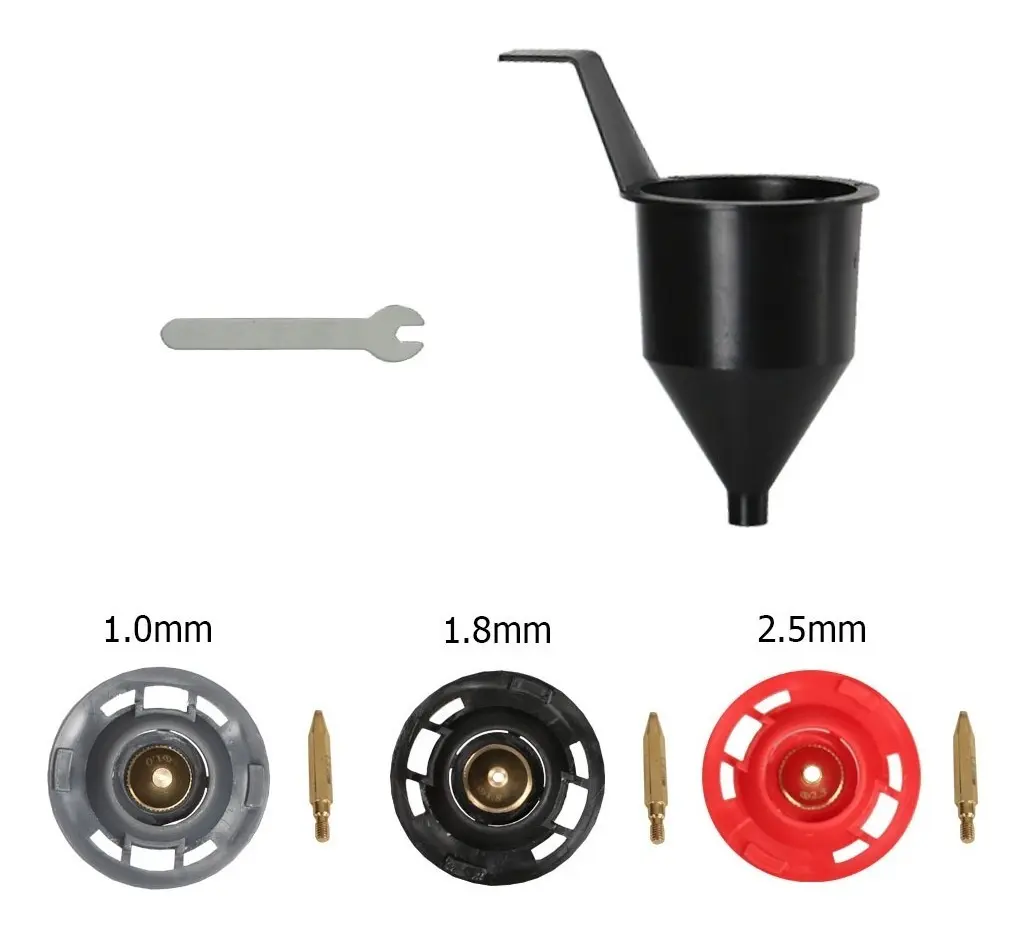 Pistola de pulverização elétrica para pintura hvlp Tssaper TP550 do 800mL versao 2