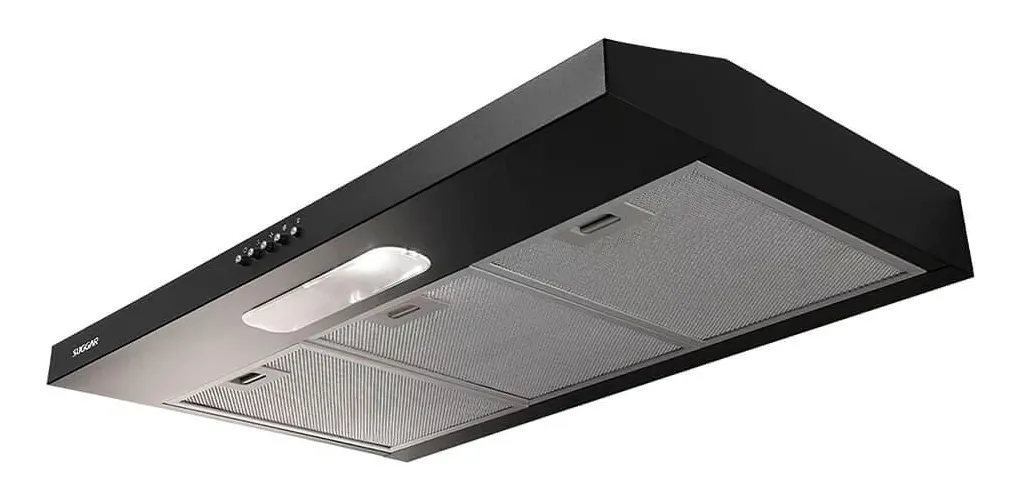 Depurador e Exaustor De Ar Suggar Slim DPS181PT 80cm Cor Preto - Bivolt 110V/220V versao 2