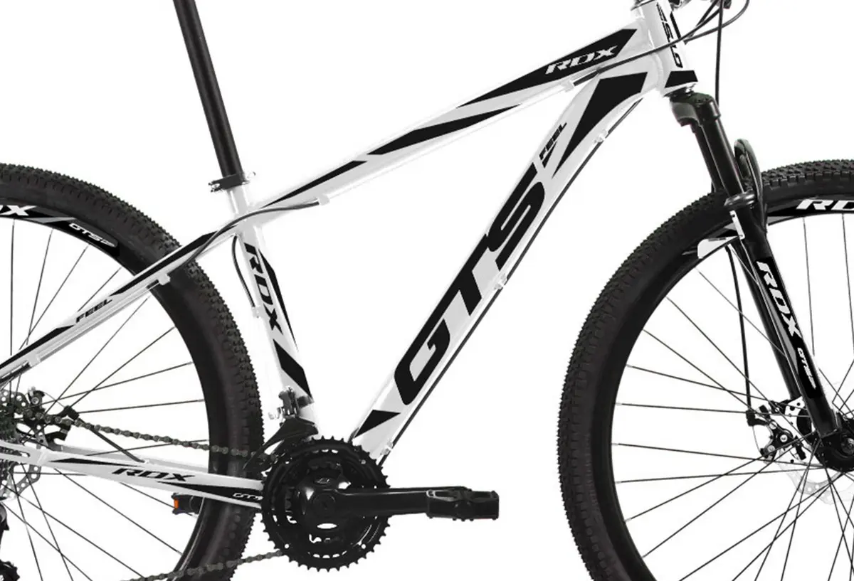 Bicicleta Aro 29 Gts Alumínio Rdx 24v Freio A Disco Cor Branco/preto Tamanho Do Quadro 21 versao 2