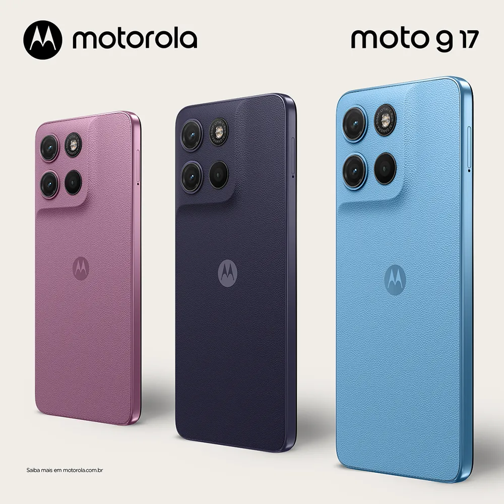 Smartphone Motorola Moto G17 4g - 128gb 12gb (4gb Ram + 8gb Ram Boost) Camera 50mp Sony Lytia 600, Tela Fhd+ 60hz, Bateria 5200 Mah - Roxo versao 2